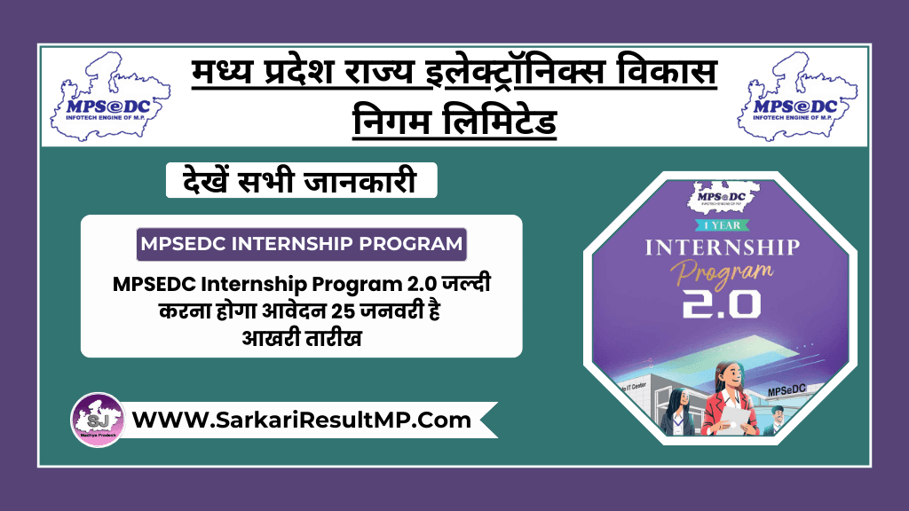 MPSEDC Internship Program 2025