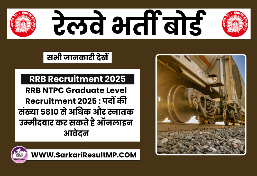RRB NTPC Graduate Level Recruitment 2025